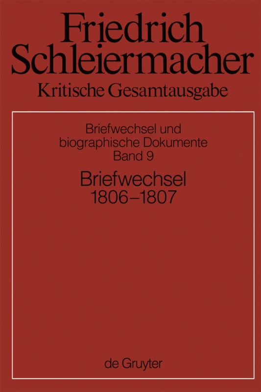 Briefwechsel 1806-1807