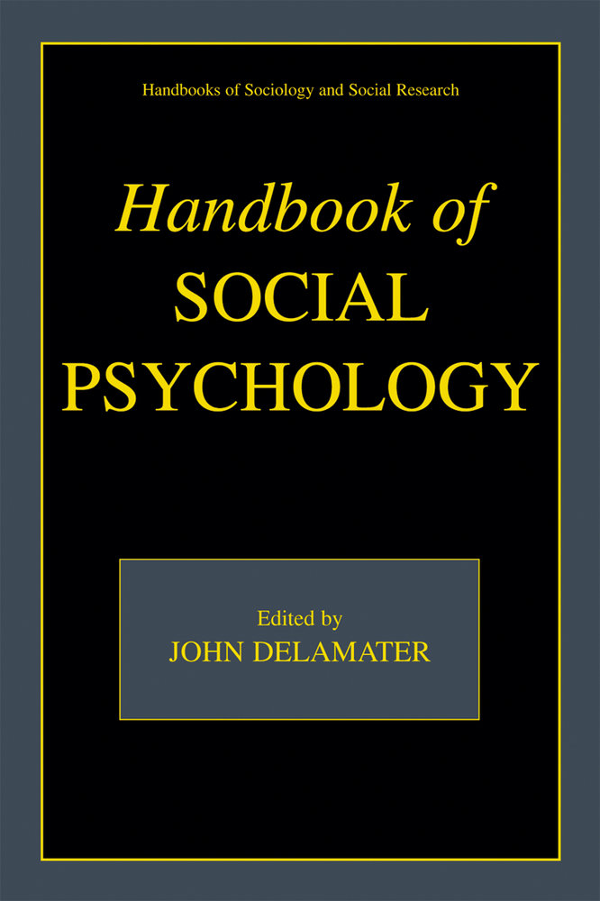 Handbook of Social Psychology