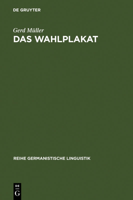 Das Wahlplakat