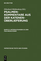 Untersuchungen zu den Psalmenkatenen