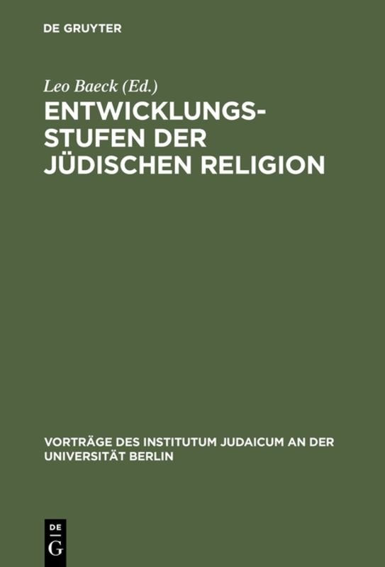 Entwicklungsstufen der jüdischen Religion