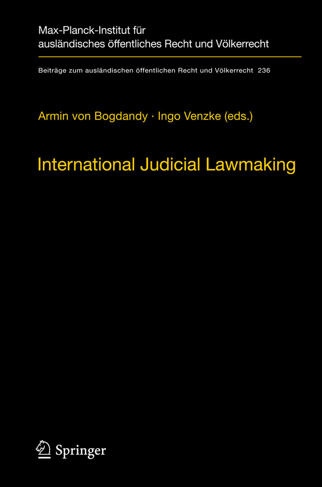 International Judicial Lawmaking