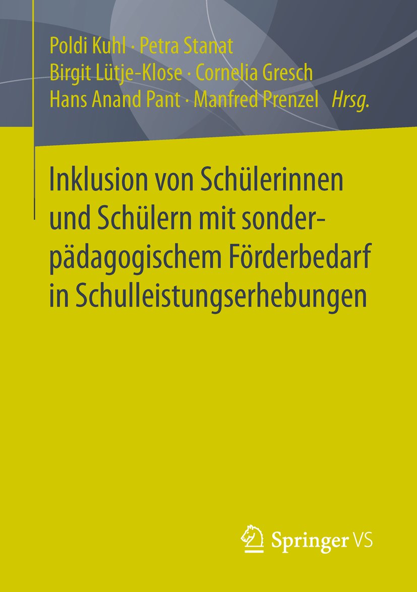 Inklusion von Schülerinnen und Schülern mit sonderpädagogischem Förderbedarf in Schulleistungserhebungen