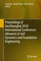 Proceedings of GeoShanghai 2018 International Conference: Advances in Soil Dynamics and Foundation Engineering