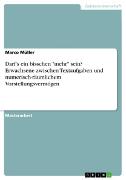 Darf's ein bisschen 'mehr' sein? Erwachsene zwischen Textaufgaben und numerisch-räumlichem Vorstellungsvermögen