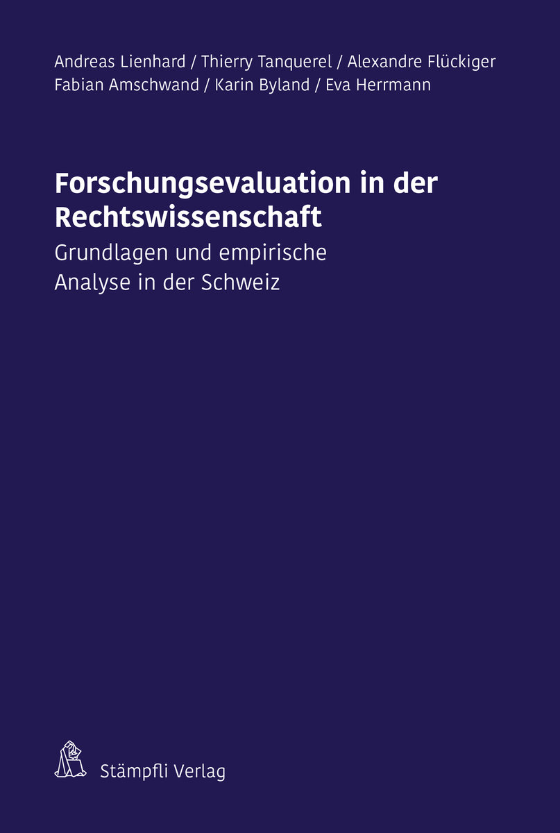 Forschungsevaluation in der Rechtswissenschaft