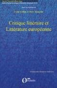 Critique litteraire et litterature europeenne