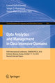 Data Analytics and Management in Data Intensive Domains