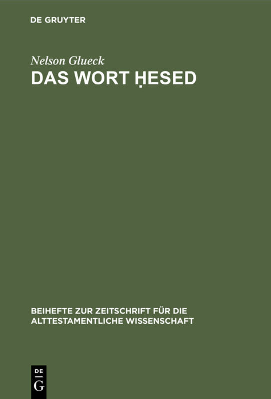 Das Wort ¿esed