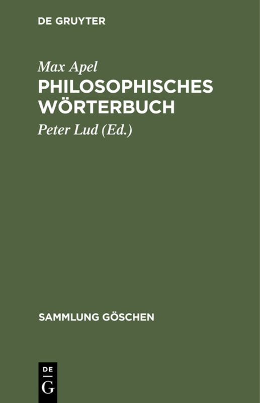 Philosophisches Wörterbuch