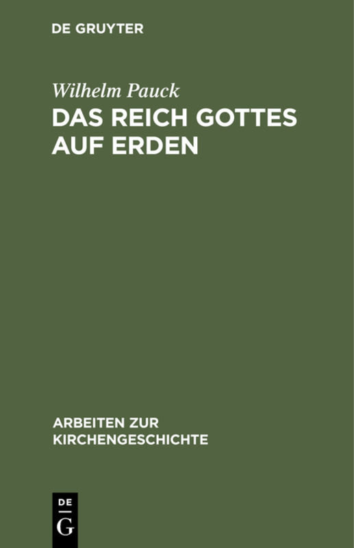 Das Reich Gottes auf Erden