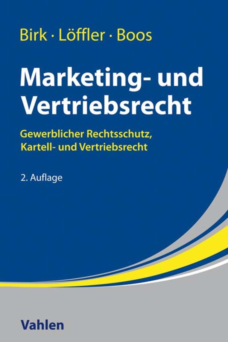 Marketing- und Vertriebsrecht