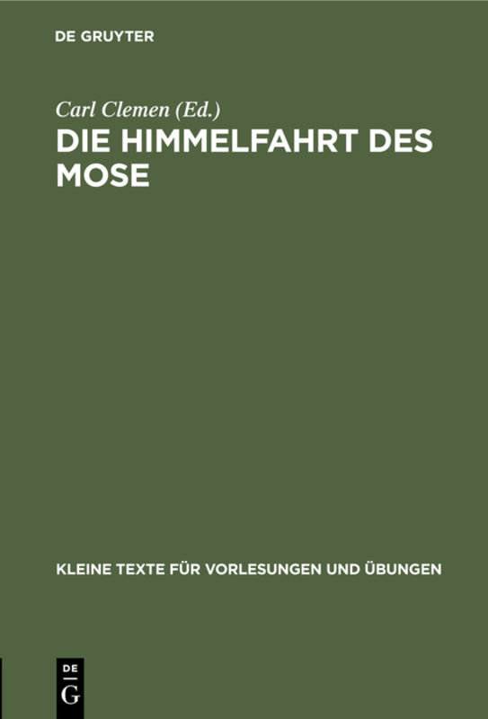 Die Himmelfahrt des Mose