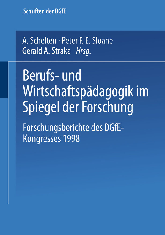 Berufs- und Wirtschaftspädagogik im Spiegel der Forschung