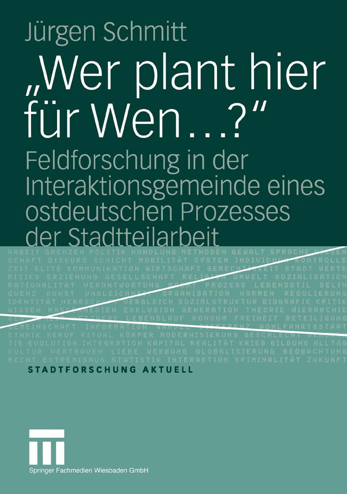 'Wer plant hier für Wen...?'