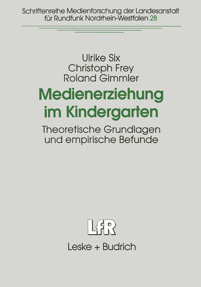 Medienerziehung im Kindergarten