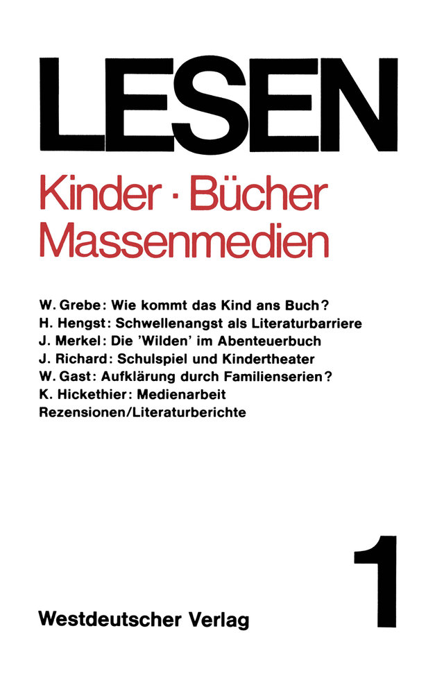 Kinder - Bücher - Massenmedien