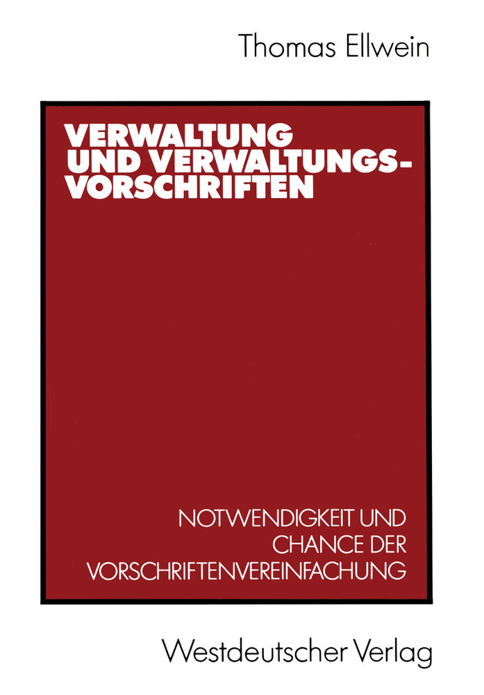 Verwaltung und Verwaltungsvorschriften