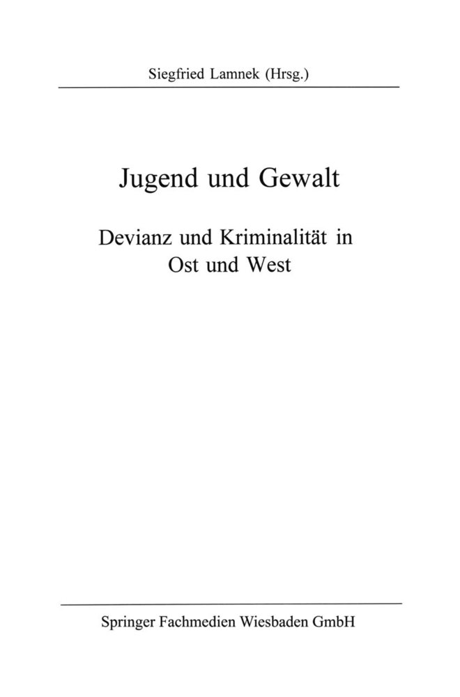 Jugend und Gewalt