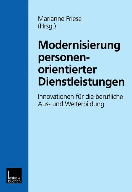 Modernisierung personenorientierter Dienstleistungen