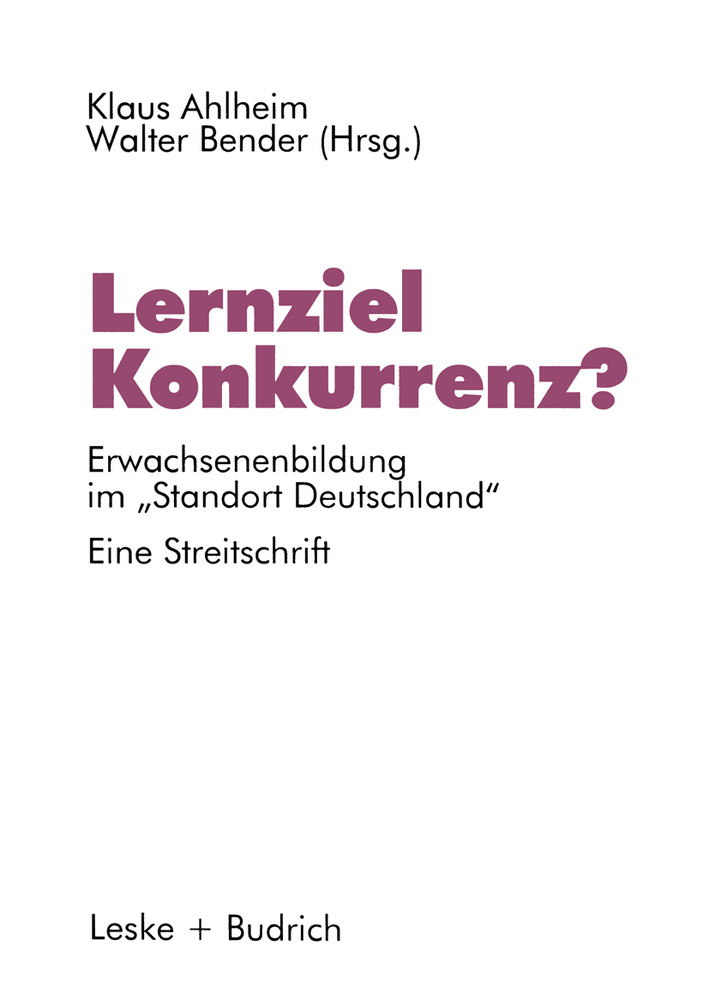 Lernziel Konkurrenz?