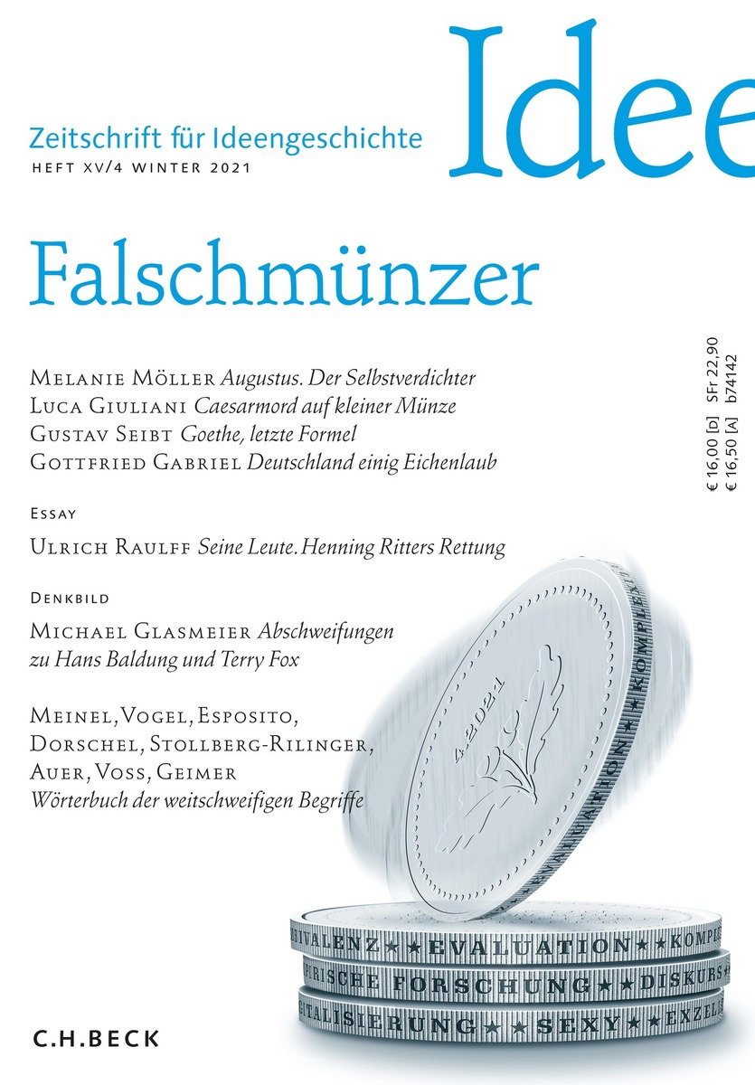 Zeitschrift für Ideengeschichte Heft XV/4 Winter 2021