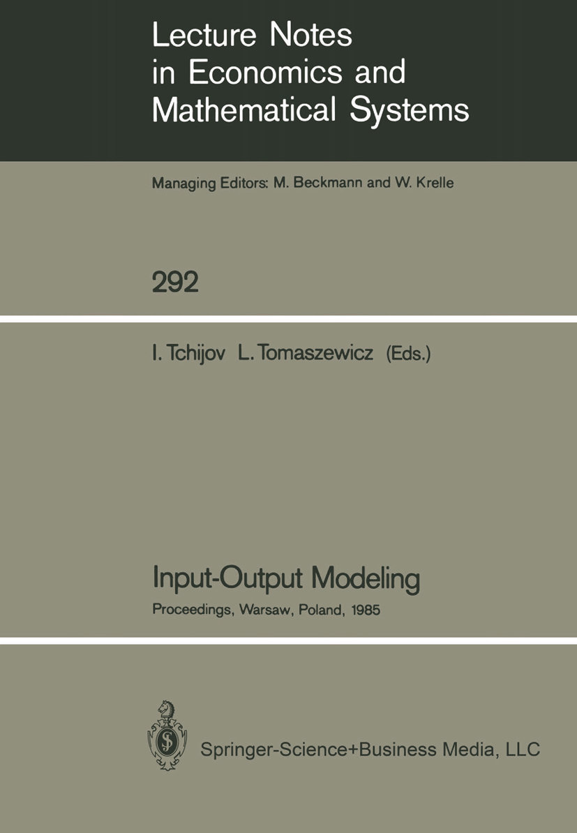 Input-Output Modeling