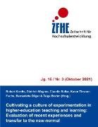 Cultivating a culture of experimentation in higher-education teaching and learning