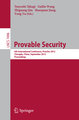 Provable Security