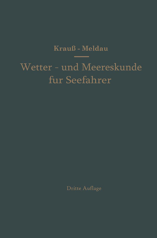 Wetter- und Meereskunde für Seefahrer