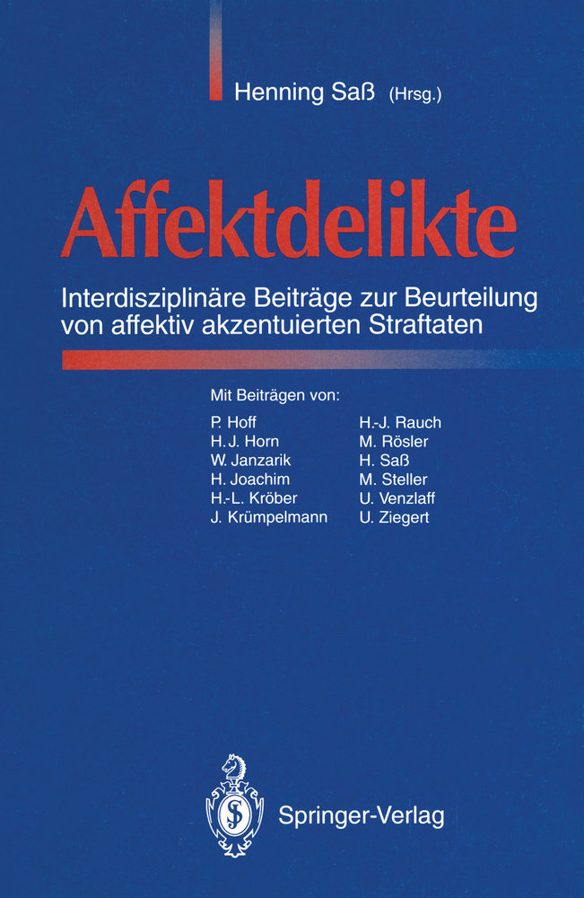 Affektdelikte