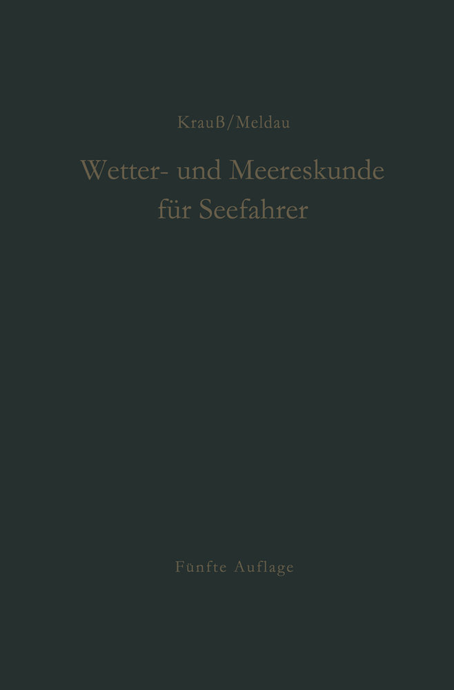 Wetter- und Meereskunde für Seefahrer