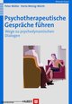 Psychotherapeutische Gespräche führen