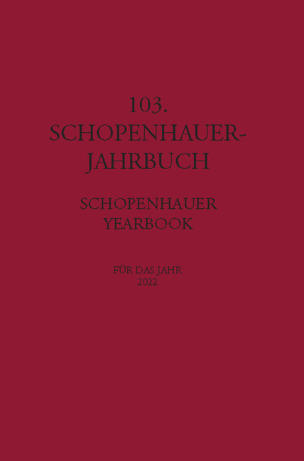 103. Schopenhauer Jahrbuch