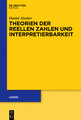 Theorien der reellen Zahlen und Interpretierbarkeit