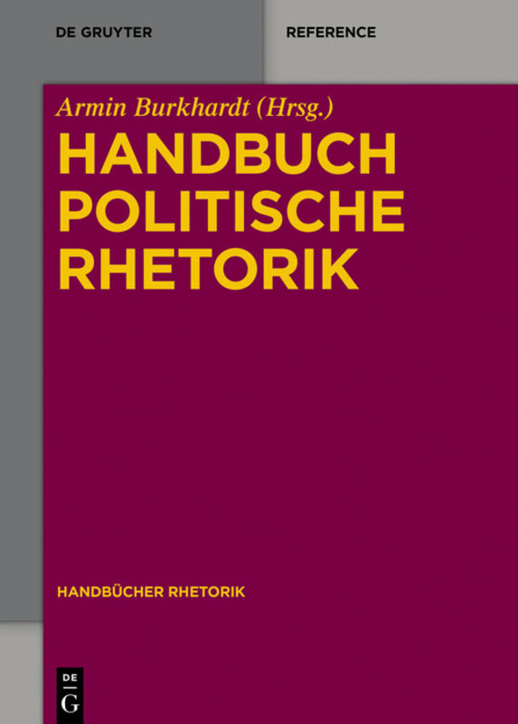 Handbuch Politische Rhetorik