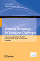 Learning Technology for Education Challenges