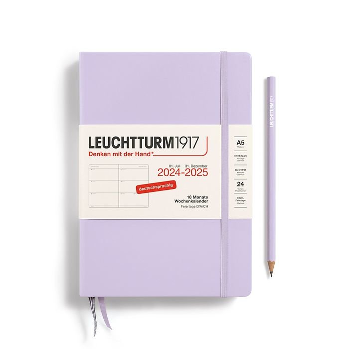 Lilac, Wochenkalender Medium (A5), 18 Monate, 2025, Deutsch