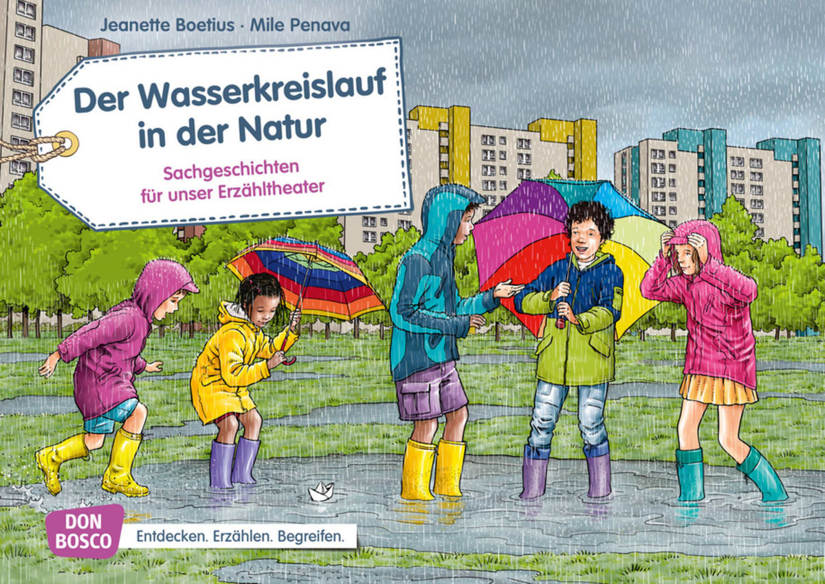 Der Wasserkreislauf in der Natur. Kamishibai Bildkartenset