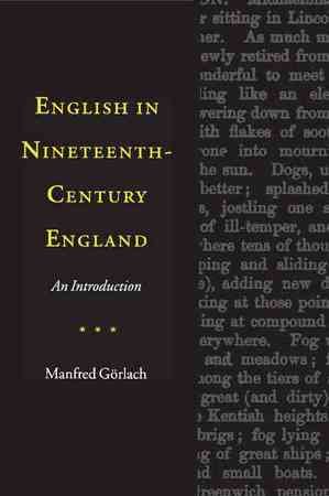 English in Nineteenth-Century England