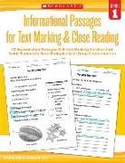 Informational Passages for Text Marking & Close Reading: Grade 1: 20 Reproducible Passages with Text-Marking Activities That Guide Students to Read St