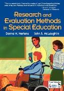 Research and Evaluation Methods in Special Education