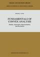 Fundamentals of Convex Analysis