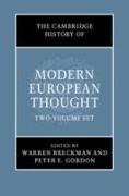 The Cambridge History of Modern European Thought 2 Volume Hardback Set