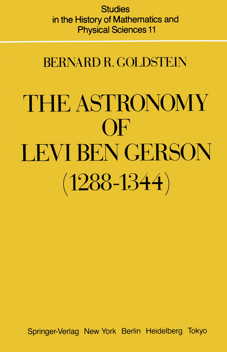 The Astronomy of Levi ben Gerson (1288¿1344)