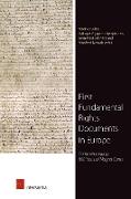 First Fundamental Rights Documents in Europe