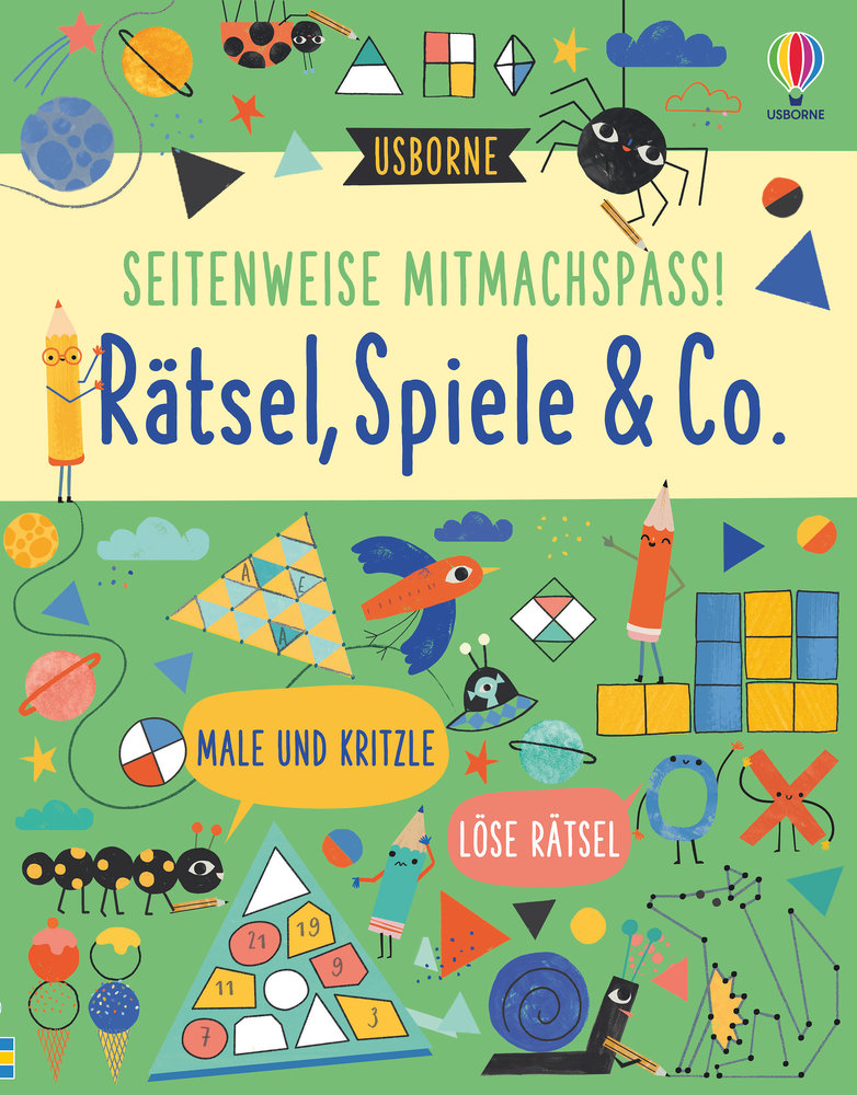 Seitenweise Mitmachspaß! Rätsel, Spiele & Co