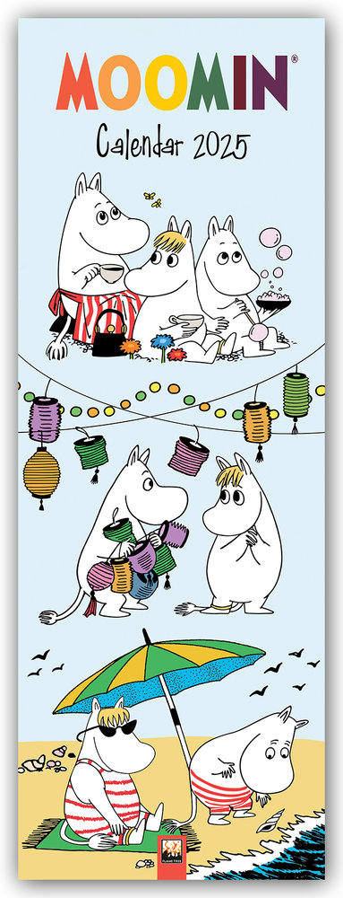 Moomin Slim Calendar 2025 (Art Calendar)