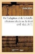 de l'Adoption Et de la Tutelle Officieuse Code Civil, LIV. I, Tit. VIII: Étude Sur Le Droit Civil