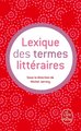 Lexique Des Termes Litteraires